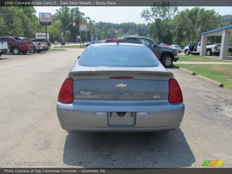 Dark Silver Metallic / Ebony Black 2007 Chevrolet Monte Carlo LT