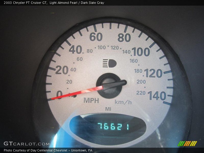 Light Almond Pearl / Dark Slate Gray 2003 Chrysler PT Cruiser GT