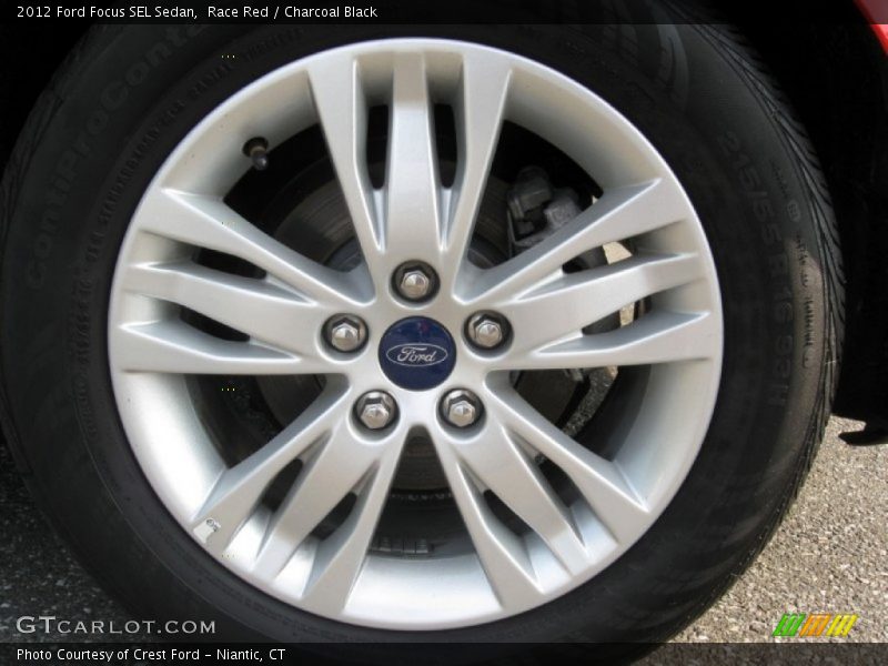 Race Red / Charcoal Black 2012 Ford Focus SEL Sedan
