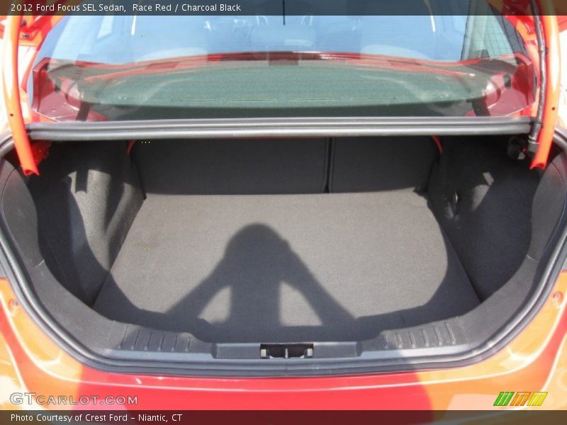 Race Red / Charcoal Black 2012 Ford Focus SEL Sedan