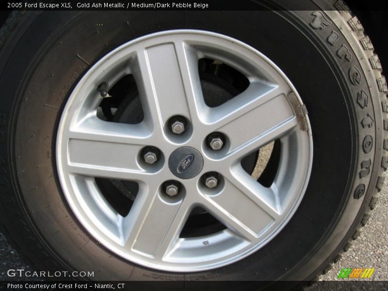 Gold Ash Metallic / Medium/Dark Pebble Beige 2005 Ford Escape XLS