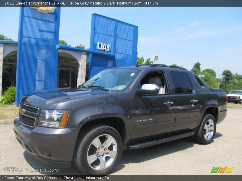 Taupe Gray Metallic / Dark Titanium/Light Titanium 2011 Chevrolet Avalanche LT 4x4