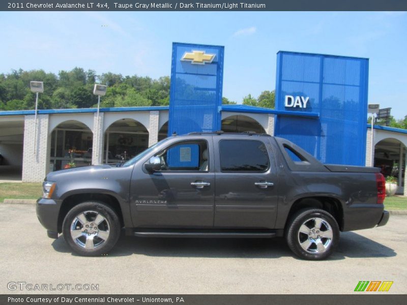Taupe Gray Metallic / Dark Titanium/Light Titanium 2011 Chevrolet Avalanche LT 4x4