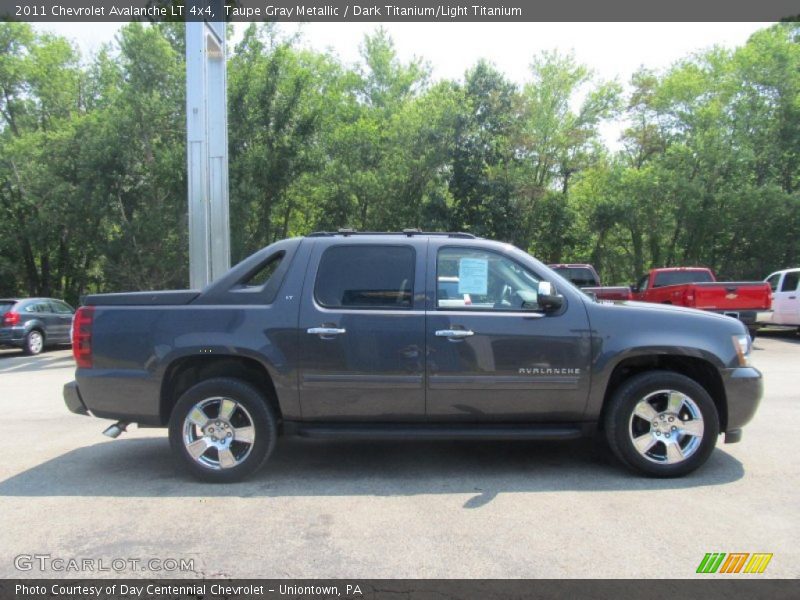 Taupe Gray Metallic / Dark Titanium/Light Titanium 2011 Chevrolet Avalanche LT 4x4