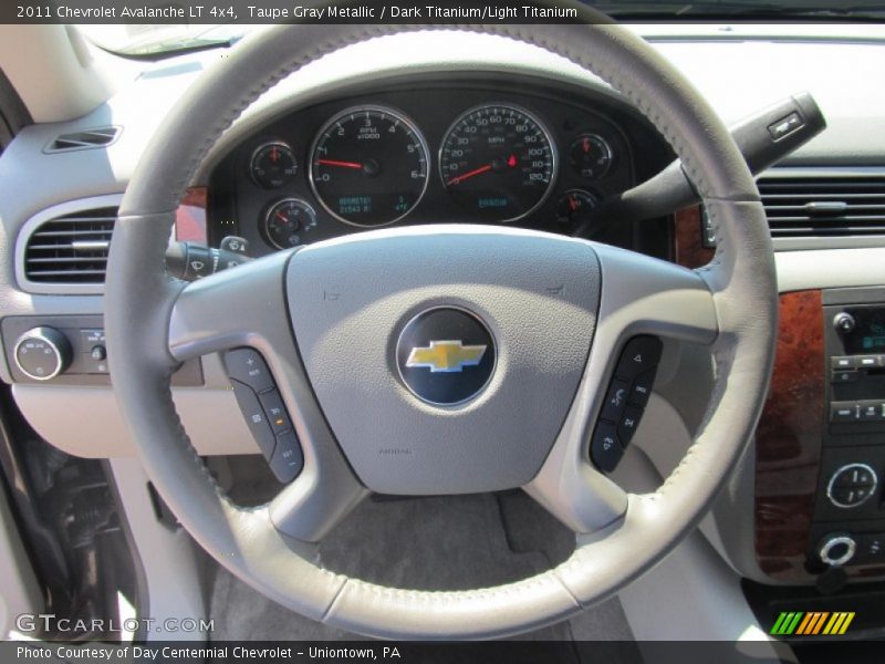 Taupe Gray Metallic / Dark Titanium/Light Titanium 2011 Chevrolet Avalanche LT 4x4