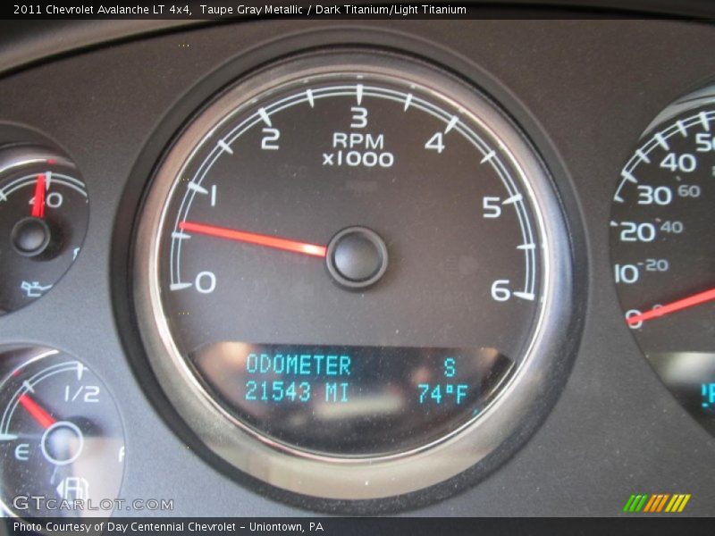 Taupe Gray Metallic / Dark Titanium/Light Titanium 2011 Chevrolet Avalanche LT 4x4