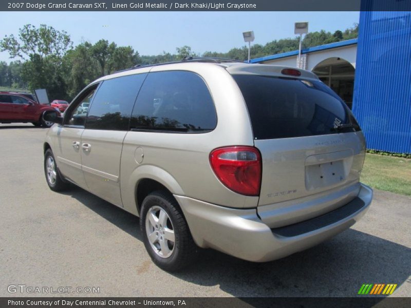 Linen Gold Metallic / Dark Khaki/Light Graystone 2007 Dodge Grand Caravan SXT