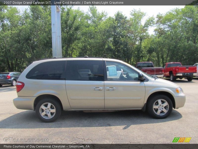 Linen Gold Metallic / Dark Khaki/Light Graystone 2007 Dodge Grand Caravan SXT