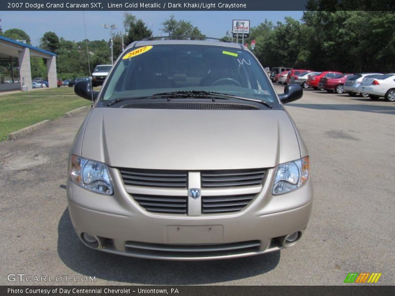 Linen Gold Metallic / Dark Khaki/Light Graystone 2007 Dodge Grand Caravan SXT