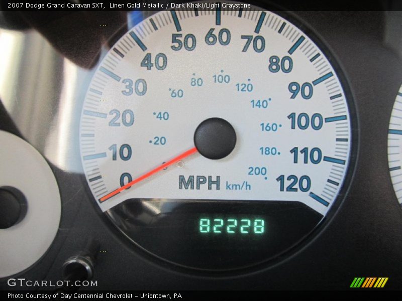 Linen Gold Metallic / Dark Khaki/Light Graystone 2007 Dodge Grand Caravan SXT