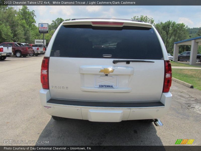 White Diamond Tricoat / Light Cashmere/Dark Cashmere 2013 Chevrolet Tahoe LTZ 4x4