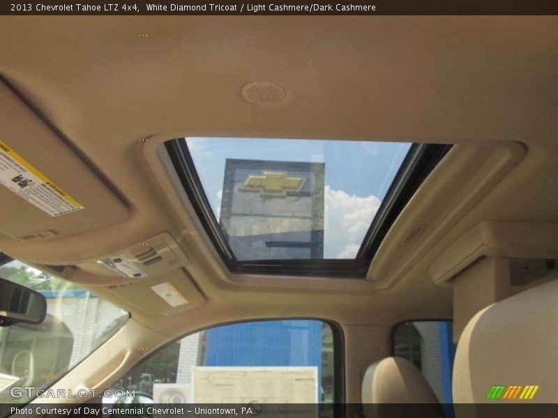 White Diamond Tricoat / Light Cashmere/Dark Cashmere 2013 Chevrolet Tahoe LTZ 4x4
