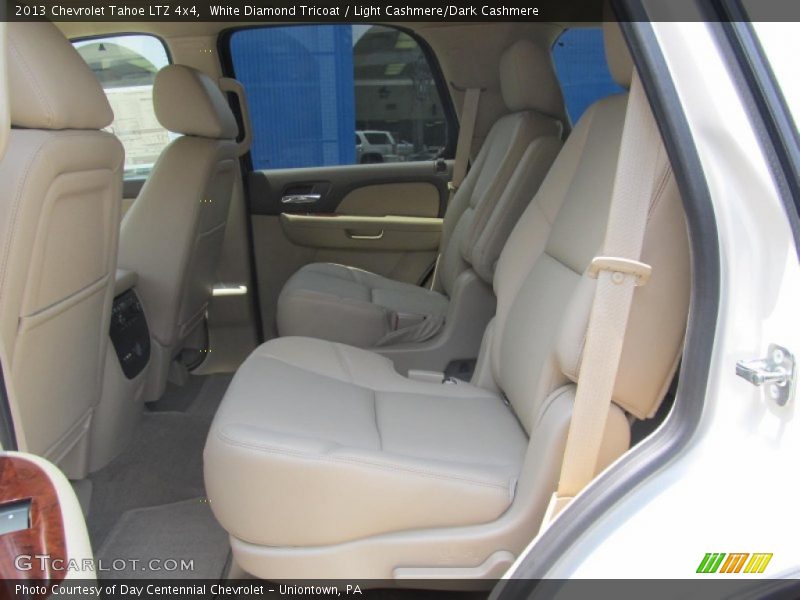 White Diamond Tricoat / Light Cashmere/Dark Cashmere 2013 Chevrolet Tahoe LTZ 4x4
