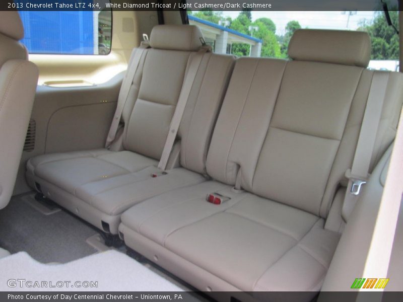 White Diamond Tricoat / Light Cashmere/Dark Cashmere 2013 Chevrolet Tahoe LTZ 4x4