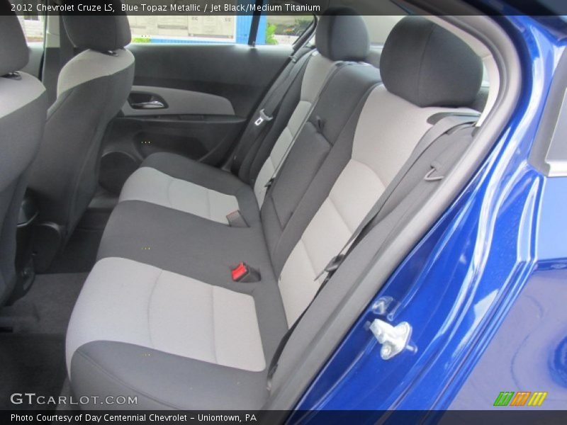 Blue Topaz Metallic / Jet Black/Medium Titanium 2012 Chevrolet Cruze LS