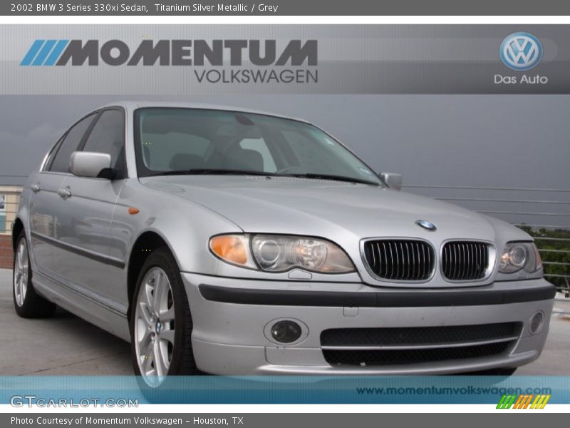 Titanium Silver Metallic / Grey 2002 BMW 3 Series 330xi Sedan