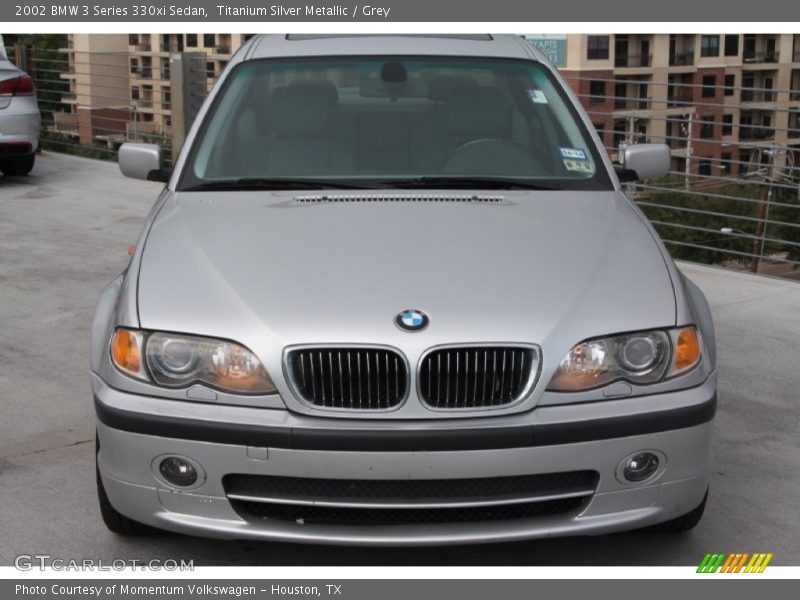 Titanium Silver Metallic / Grey 2002 BMW 3 Series 330xi Sedan