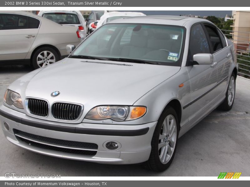 Titanium Silver Metallic / Grey 2002 BMW 3 Series 330xi Sedan