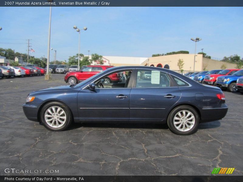 Venetian Blue Metallic / Gray 2007 Hyundai Azera Limited