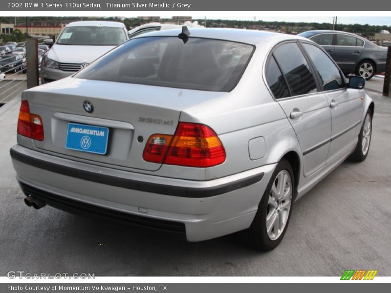 Titanium Silver Metallic / Grey 2002 BMW 3 Series 330xi Sedan