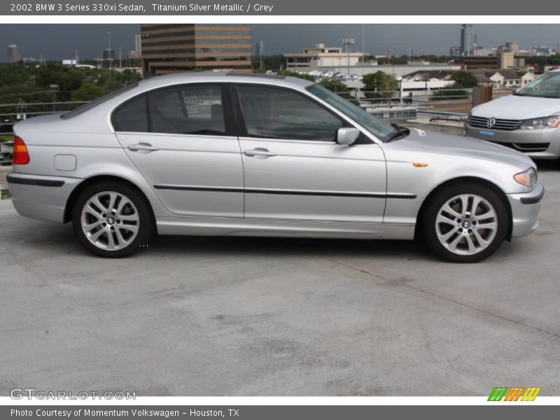 Titanium Silver Metallic / Grey 2002 BMW 3 Series 330xi Sedan