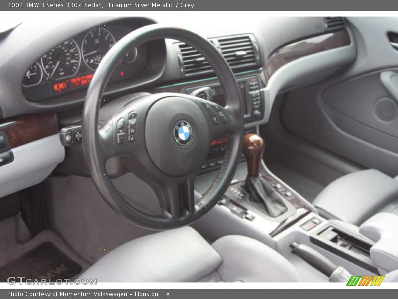 Titanium Silver Metallic / Grey 2002 BMW 3 Series 330xi Sedan
