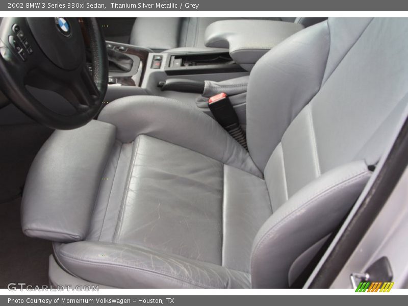 Titanium Silver Metallic / Grey 2002 BMW 3 Series 330xi Sedan