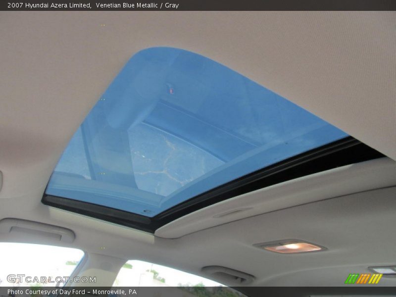 Venetian Blue Metallic / Gray 2007 Hyundai Azera Limited