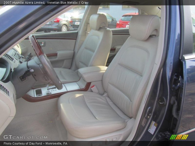 Venetian Blue Metallic / Gray 2007 Hyundai Azera Limited