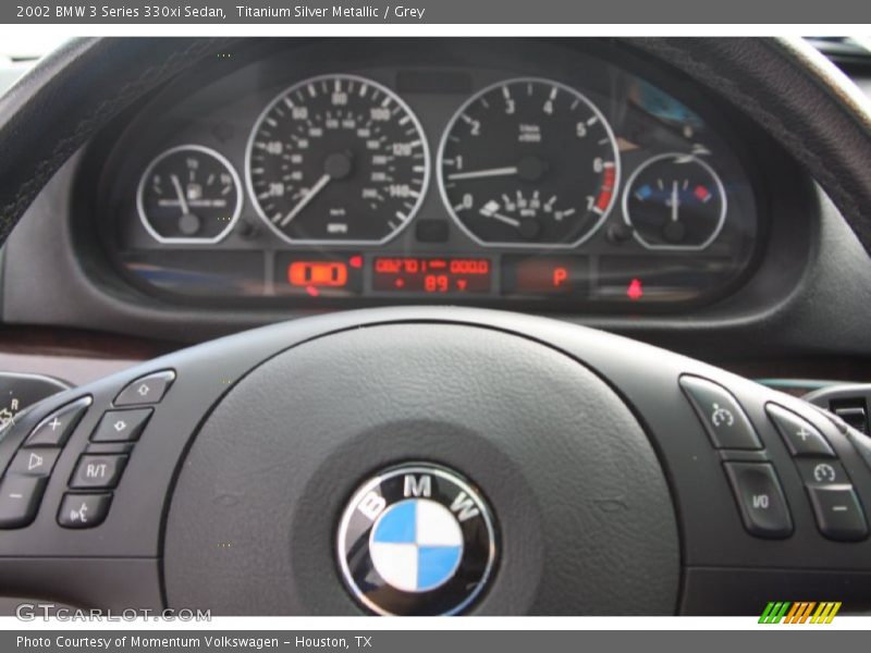 Titanium Silver Metallic / Grey 2002 BMW 3 Series 330xi Sedan