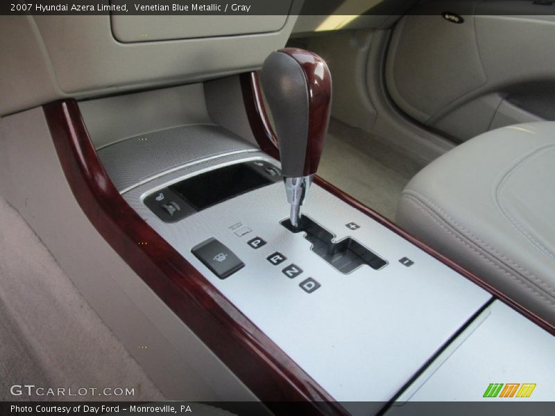 Venetian Blue Metallic / Gray 2007 Hyundai Azera Limited