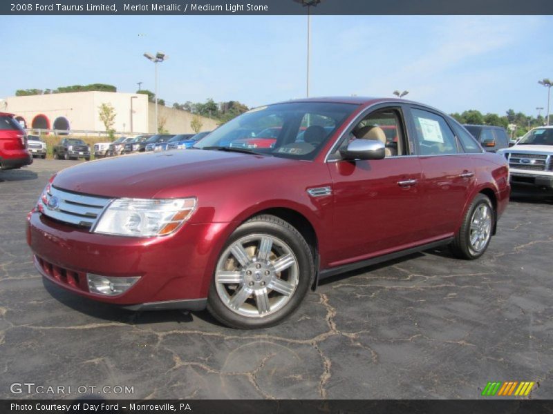 Merlot Metallic / Medium Light Stone 2008 Ford Taurus Limited