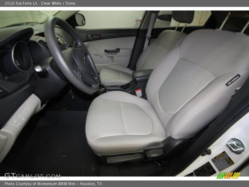 Clear White / Stone 2010 Kia Forte LX