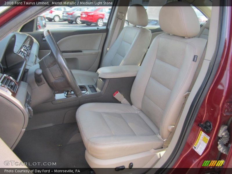 Merlot Metallic / Medium Light Stone 2008 Ford Taurus Limited