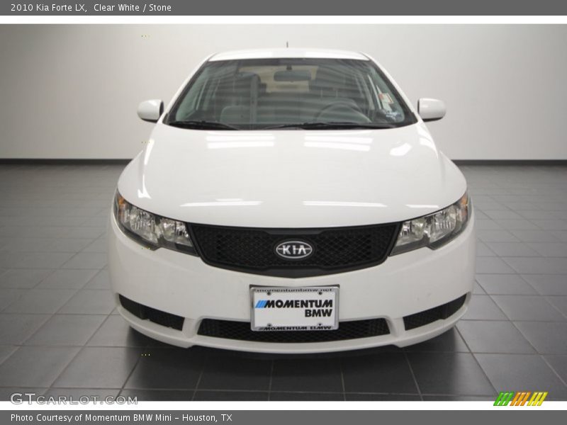 Clear White / Stone 2010 Kia Forte LX