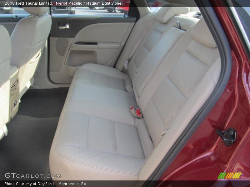 Merlot Metallic / Medium Light Stone 2008 Ford Taurus Limited