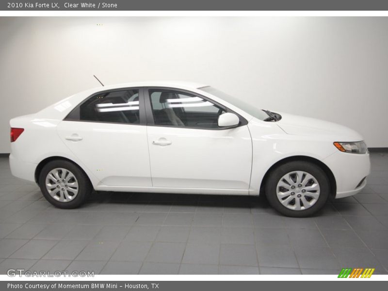 Clear White / Stone 2010 Kia Forte LX