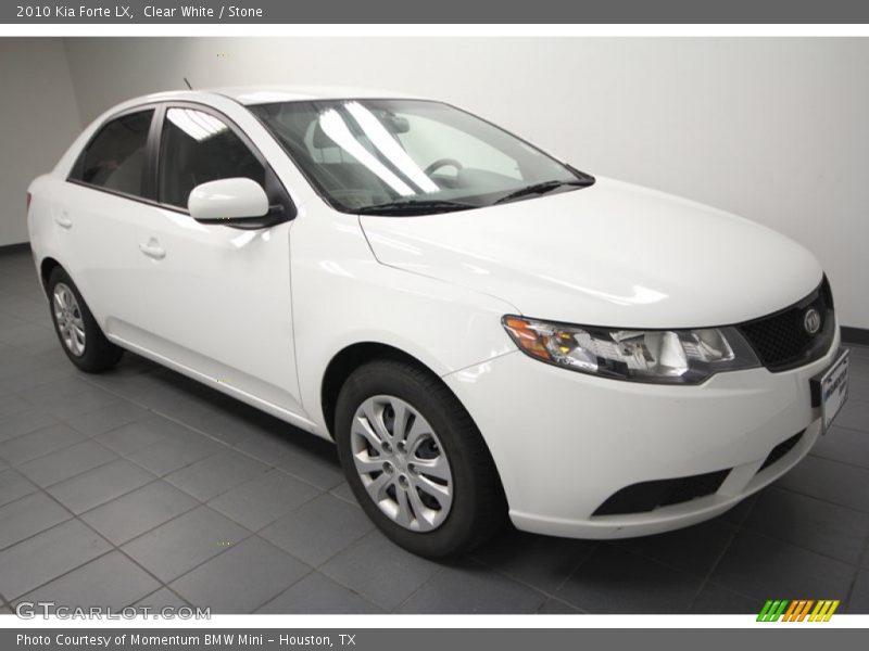 Clear White / Stone 2010 Kia Forte LX