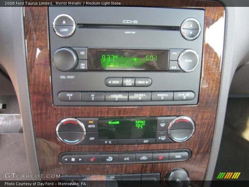 Controls of 2008 Taurus Limited