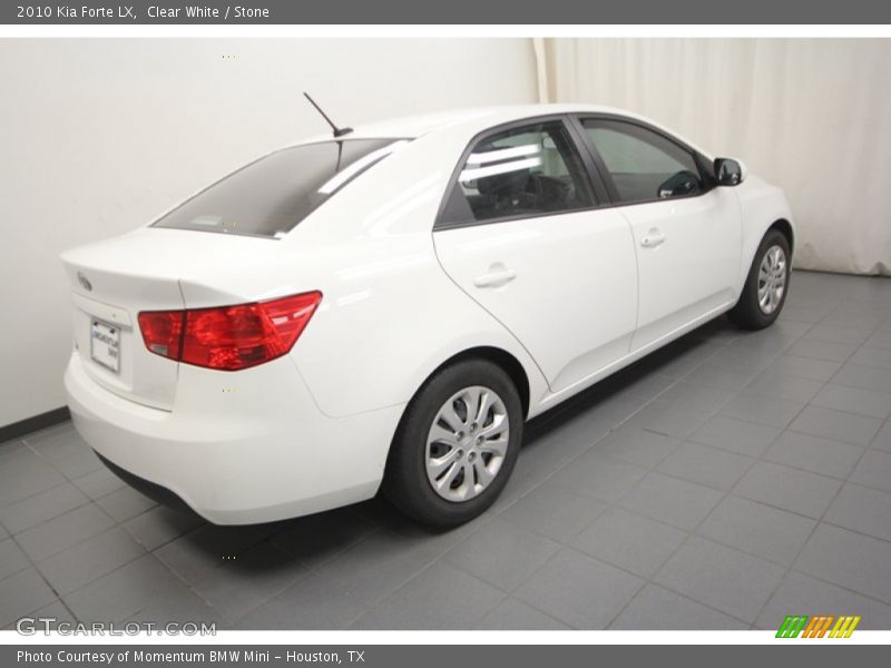 Clear White / Stone 2010 Kia Forte LX