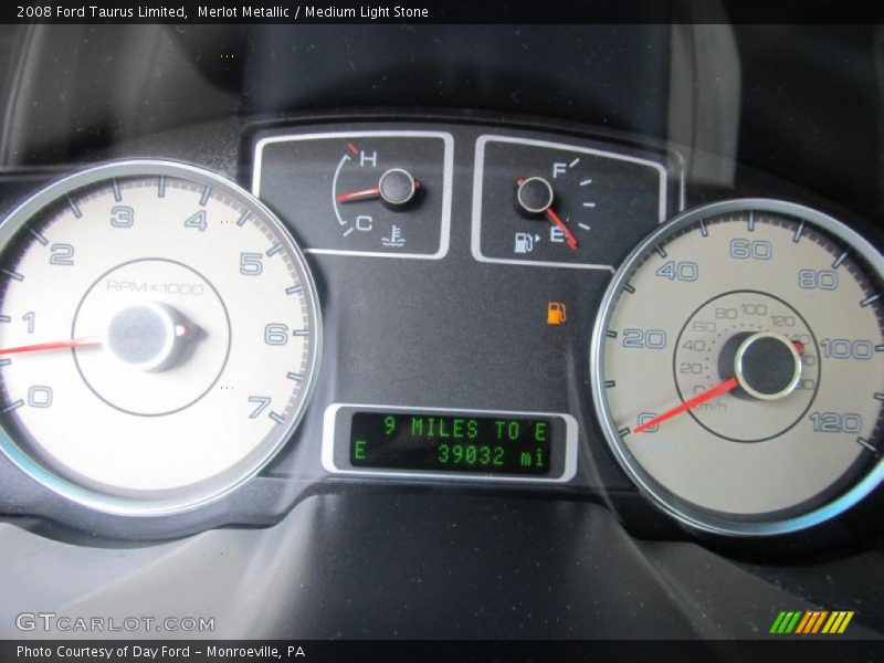  2008 Taurus Limited Limited Gauges