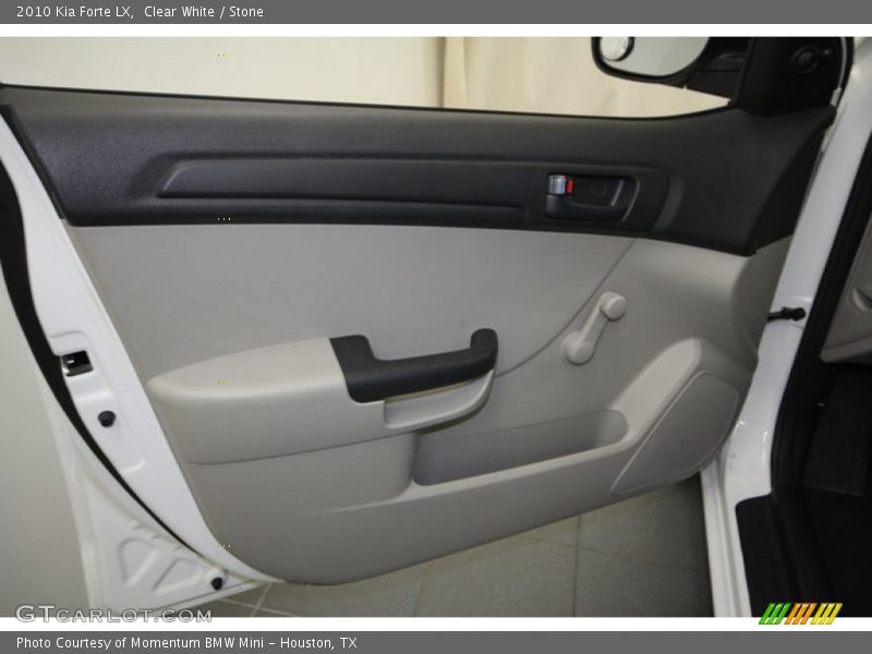 Clear White / Stone 2010 Kia Forte LX