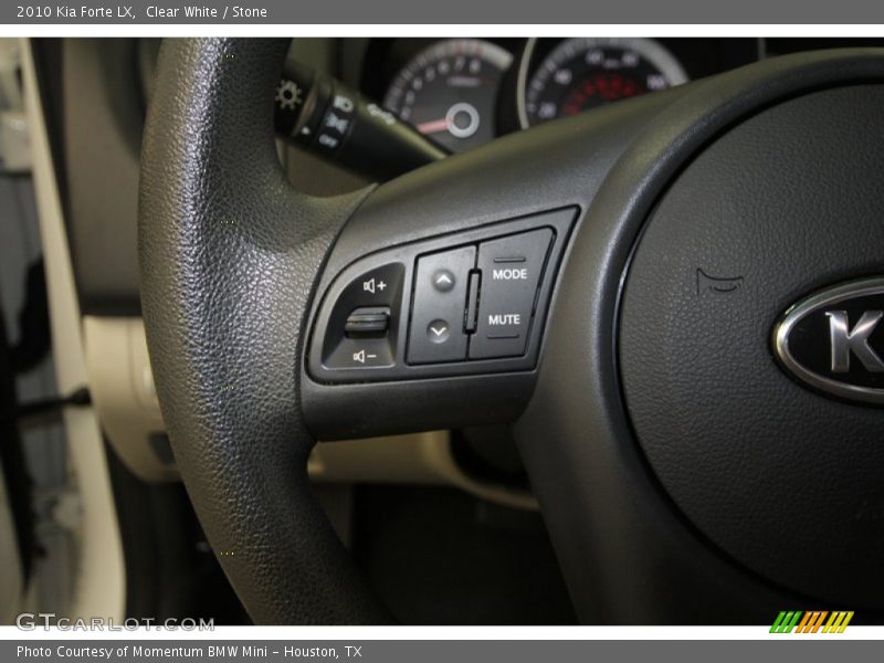 Clear White / Stone 2010 Kia Forte LX