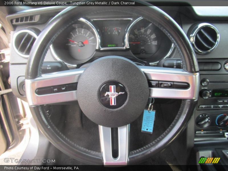 Tungsten Grey Metallic / Dark Charcoal 2006 Ford Mustang V6 Deluxe Coupe