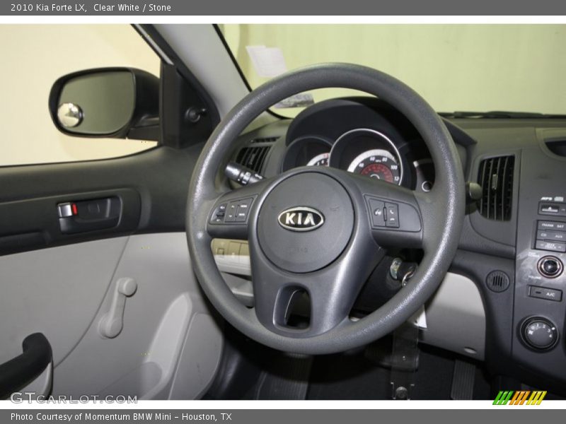 Clear White / Stone 2010 Kia Forte LX