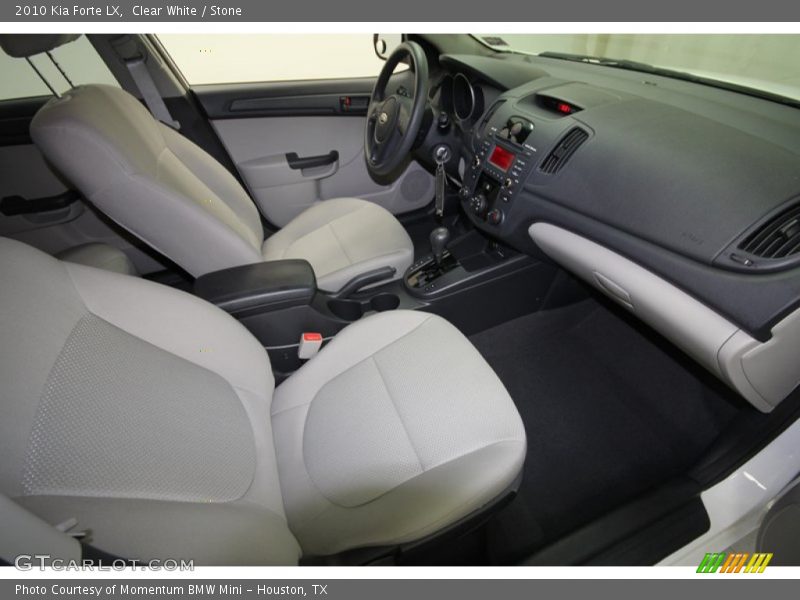Clear White / Stone 2010 Kia Forte LX