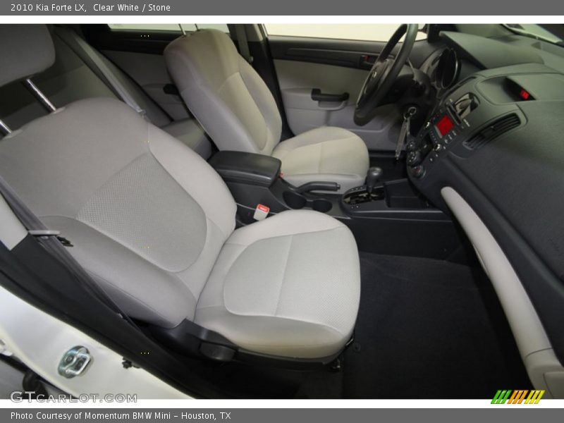 Clear White / Stone 2010 Kia Forte LX