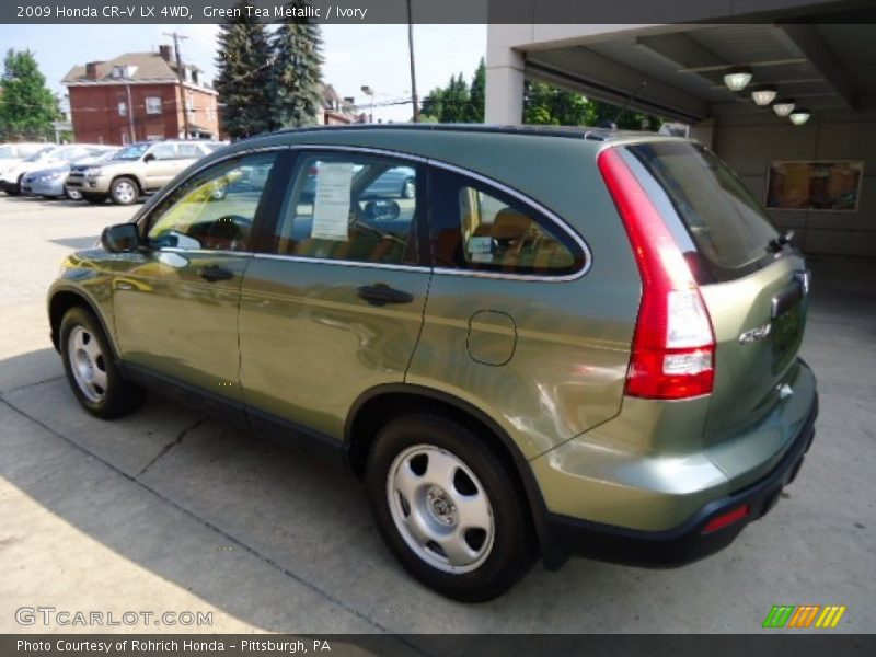 Green Tea Metallic / Ivory 2009 Honda CR-V LX 4WD