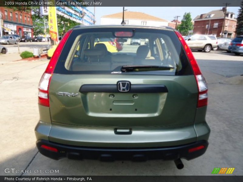 Green Tea Metallic / Ivory 2009 Honda CR-V LX 4WD