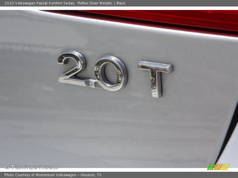 Reflex Silver Metallic / Black 2010 Volkswagen Passat Komfort Sedan